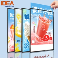 Película PET Retroiluminada para Publicidad Interior, Translúcida, Compatible con Impresión UV Eco-solvente, para Carteleras en Aeropuertos, Metro y Centros Comerciales