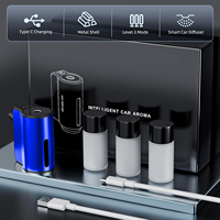 Diffuseur d'aromathérapie pour voiture Spray automatique Longue durée Machine à parfum intelligente pour voiture Ventilation d'air Différentes fréquences de pulvérisation