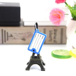 Étiquette personnalisée multi-couleur en acrylique, pièces, pour bagages, cartes de Classification de numéro d'hôtel avec anneaux - Product Image 3