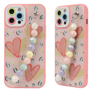 Cover Antiurto per Telefono Colorata in PC TPU con Braccialetto per iPhone 14 15 13 e Samsung Fundas Cover De Celular All'Ingrosso - Product Image 6