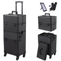 Chariot de beauté multifonctionnel de qualité supérieure, fabriqué directement en usine, avec valise à roulettes pour maquillage, OEM et ODM