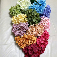 Bunga Hydrangea Sutra Buatan, Buket Bunga Tiruan, Seperti Asli untuk Dekorasi Pernikahan, Rumah, Hotel, Pesta, dan Centerpiece