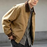 Veste de travail pour homme personnalisée Detroit, veste en toile zippée