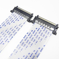 Cable Plano LVDS FFC de 51 Pines con Paso de 0.5mm Personalizado para Impresora 3D y Pantalla LCD Industrial