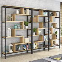 Kainice Armoire de rangement personnalisée au design minimaliste, étagères murales, bibliothèque, meubles de maison pour salon et appartement