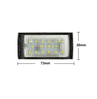 Offre Spéciale canbus LED de Plaque D'IMMATRICULATION Lumière fit pour bmw e46 2D (98-03)