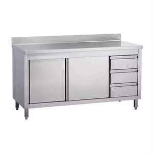 Armadietto <span class=keywords><strong>da</strong></span> <span class=keywords><strong>Lavoro</strong></span> Commerciale con Cassetti in Acciaio Inox, Fornitore di Prodotti per Hotel e Ristoranti, Attrezzatura <span class=keywords><strong>da</strong></span> <span class=keywords><strong>Cucina</strong></span> - Product Image 3