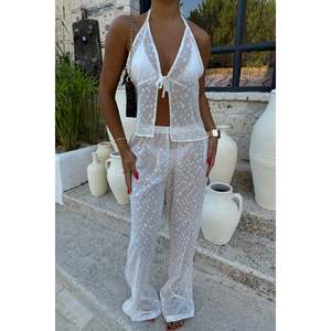Conjunto de Traje de Tul Blanco para Mujer - Product Image 5