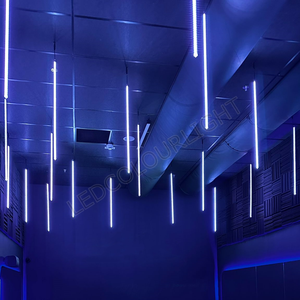 DMX Discoteca di illuminazione 360 gradi flessibile ha condotto la luce meteora 3d verticale della discoteca tubo - Product Image 1