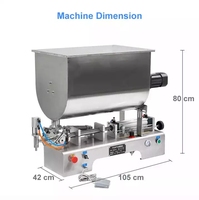 Machine de remplissage pneumatique de type U de pâte de rendement élevé 3.4-34 OZ pour l'emballage de cas de boissons et de produits pétroliers
