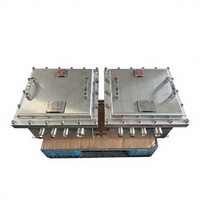 Boîtier de jonction antidéflagrant Ex Db IIB T4 Gb SS316 IP66, boîtier électrique soudé 220V 40A 350x400x250mm certifié CE -30°C