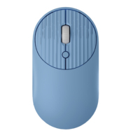 Souris USB Mini BT sans fil optique 2.4G avec logo et motif de couleur Pebble Mute pour le bureau