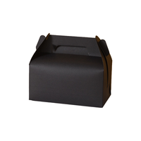 Boîtes à gâteaux de finition mate en gros avec fenêtres en PVC de différentes tailles pour les desserts, les gâteaux, l'emballage des tartes aux œufs