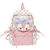Vente chaude fille sac à dos mignon dessin animé poupée doux étudiant sac à dos grande capacité étudiant loisirs sac à dos