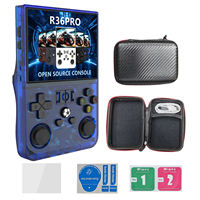 2026 Neue 128GB Tragbare Retro Handheld R36 MAX Videospielkonsole mit 22000+ Klassischen Spielen, Wi-Fi, 4,0-Zoll-Bildschirm