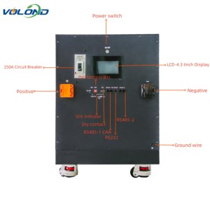 वोलोंड 51.2 वी डी बॉक्स लाइफ 4 सेल किट बैटरी जैक bms 280h/340ah/100ah/314/100/314 मामला v2 बंद ग्रिड सौर घर 30-40kw - Product Image 2