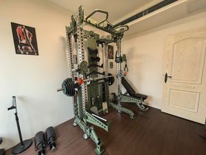 Macchina Multifunzionale per Allenamento di Forza in Palestra, Attrezzatura Smith con Pesi in Acciaio, Trainer per <span class=keywords><strong>Esercizi</strong></span> - Product Image 3