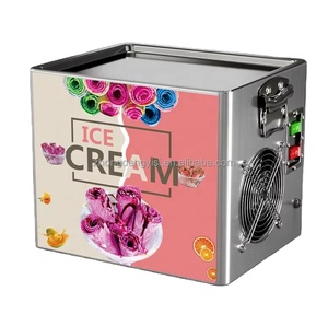 Commercial Mini Thailand Fried <b>Ice</b> Cream Roll <b>Machine</b> Factory Price New Condition for Restaurant <b>Home</b> Use Retail Food Shop - Product Image 3