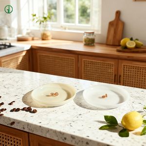 Set di Piatti e Tazze in Vetro dal Design Moderno a Chicco di Caffè, Stoviglie Colorate Resistenti al Calore, Adatte al Microonde - Product Image 2