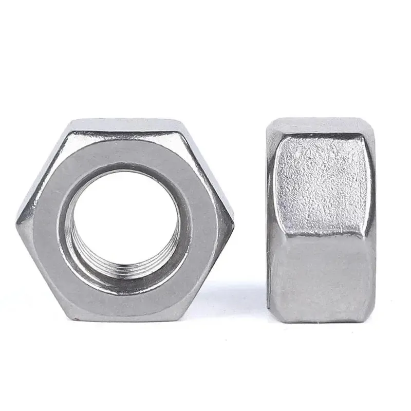 Hot Selling GB6175 Stainless Steel Valve Bolts Nuts M10 M16 Hex Nut M5 M20 Thread Size Certified Metric Standard Mining