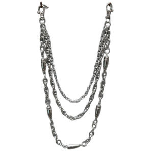 بيع بالجملة نمط جديد الهيب هوب بانك السراويل المعدنية سلسلة الجسم المجوهرات عارضة تنوعا سلسلة الخصر رصاصة - Product Image 5