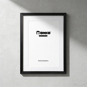 Homco Europa, Venta Especial, Marco de Fotos de Madera MDF de Alta Gama, Personalizado, Moderno, Minimalista, <span class=keywords><strong>para</strong></span> Escritorio y Pared, con Cartón - Product Image 3