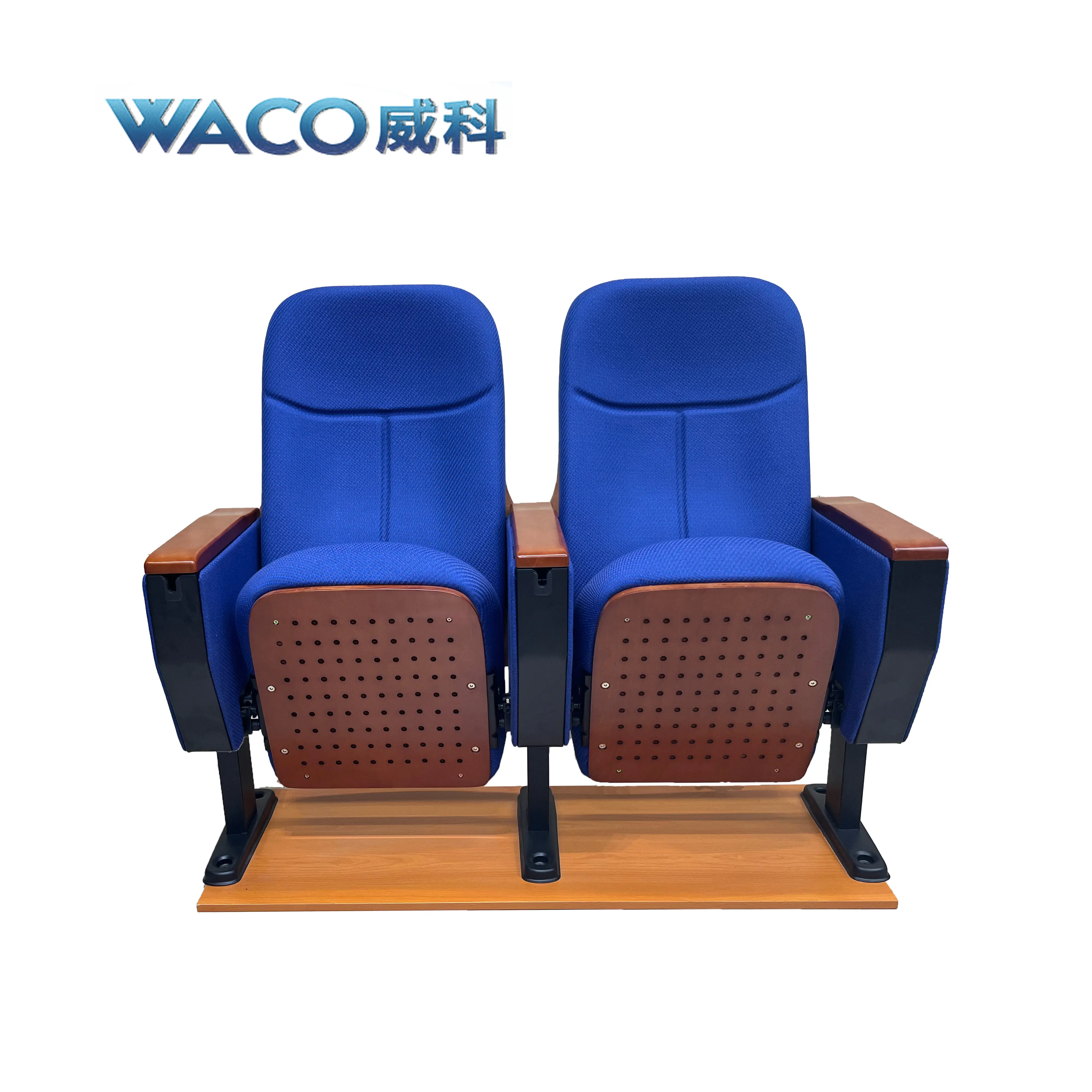 Chaise de salle d'attente bleue, pliable, vente en gros, pas cher, usine, haute qualité, 2022