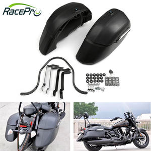 Sacoches latérales de moto RACEPRO en cuir PU, sac de voyage pour <span class=keywords><strong>Harley</strong></span> <span class=keywords><strong>Davidson</strong></span> Sportster, sacoches rigides <span class=keywords><strong>Softail</strong></span> Slim - Product Image 2