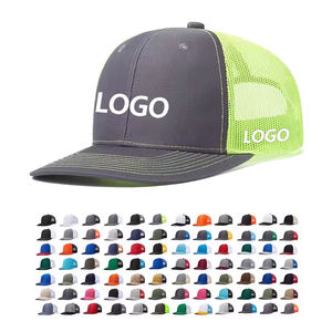 Casquette Snapback Trucker vierge de haute qualité, 6 panneaux, style Richardson, Y2K Hip Hop, motif chevrons, forme 112, personnalisable avec logo - Product Image 1