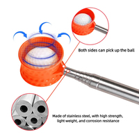Outil de ramassage de balles de golf télescopique portable réglable durable Ramasseur de balles de golf OEM ODM Accessoires de golf