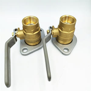 Voll bohrung 1 Zoll 1 "ISO Pn40 Flansch anschluss Schweiß Schnell abschaltung Absperr ventil Kugel hahn Flansch Messing Flansch ventil - Product Image 5