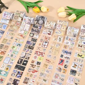 เทปติดแสตมป์ สำหรับอุปกรณ์ทำสมุดภาพ สมุดบันทึกแบบ Bullet Journaling สมุดจดบันทึกแบบ Junk Journal งานฝีมือ DIY (ธรรมชาติและเทคโนโลยี) - Product Image 3