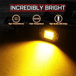 4.7 pouces 84W blanc ambre Combo LED éclairage auxiliaire tout-terrain assemblage conduite <span class=keywords><strong>feux</strong></span> de travail - Product Image 4