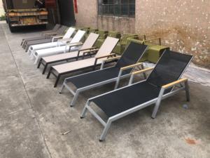 Foshan Darwin Silla de salón de aluminio ajustable junto a la piscina Playa Hoteles Playa Parque acuático Personalizar Tumbona Muebles de exterior - Product Image 5