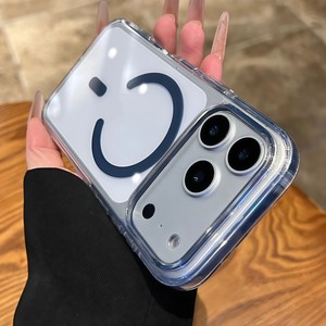 Coque de téléphone magnétique transparente de haute qualité pour iPhone 17 16 15 14 Pro Max, en TPU souple, antichoc, protection arrière - Product Image 5