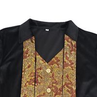 Manteau long de capitaine pirate médiéval pour homme, style rétro steampunk gothique, frak orné de brocart doré, veste de costume pour Halloween