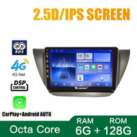 Untuk MITSUBISHI LANCER IX 2006-2010 9 inci, perangkat Double 2 Din octa-core Quad mobil Stereo navigasi GPS radio mobil android