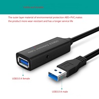 Cable de extensión usb 3,0, alta calidad, color negro, 5m, con IC RTS5411