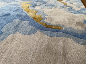 Nhà Máy Tùy Chỉnh Sang Trọng Tre Lụa Thảm Cho Phòng Ngủ Tay <span class=keywords><strong>Tufted</strong></span> Mô Hình Trừu Tượng Thảm Cho Phòng Khách Cọc Vòng Kỹ Thuật - Product Image 5