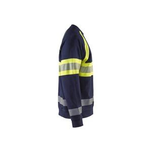 BLAKLADER - 3359115889335XL Pull haute visibilité Bleu marine/jaune-EAN 7330509804674 HI-VIS WORKWEAR - Product Image 4