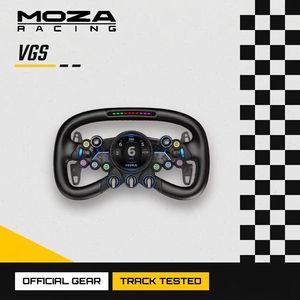 Volant de course simulé Moza Vision GS VGS en fibre de carbone avec boutons programmables pour PC compatible avec la détection de mouvement Direct VGS (GT3) - Product Image 1