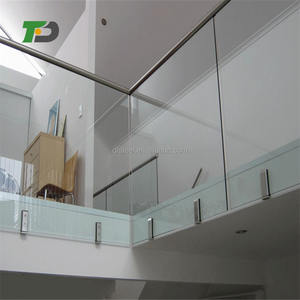 DF חדש עיצוב בריכת גדר עגול זכוכית מעקה מתכוונן רז מהדק יצרן מרפסת מעקה רז יצרן - Product Image 5