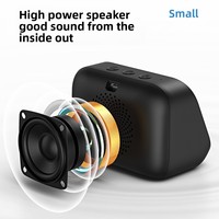 Mgitec TF26 PRO Speaker Desktop Mini, jam pintar LED RGB nilai tinggi untuk 5.4 tampilan suara Audio 4 saluran AI