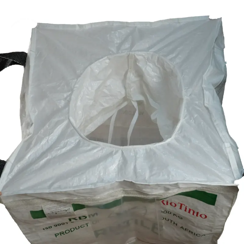 Fibc 1000Kg 1.5 Ton Jumbo 1 Kubieke Meter Laminering Geweven Pallet Sling Bulk Big Bag Voor Verpakking