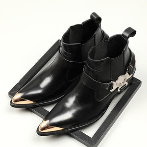 Zapatos de Cuero para Hombre de Lujo, Estilo Italiano, Bordados con Camuflaje, Formales para Boda, Oxford Sin Cordones, Hechos a Mano con Acero - Product Image 6