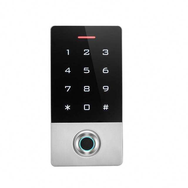 Tuya WiFi Biometrics Fingerprint Sensor Reader Access Control Keypad RFID Outdoor Access Control Card Reader