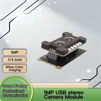 Module de caméra industrielle à double objectif, capteur CMOS RGB, vision nocturne HD 720P, USB 2.0, reconnaissance faciale, module de caméra infrarouge