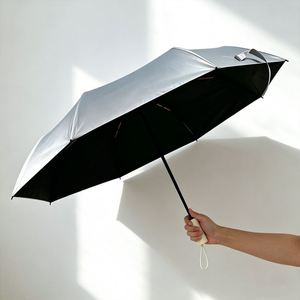 Parapluie de luxe pliable transparent de poche - Product Image 3