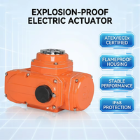 Actionneur électrique antidéflagrant en alliage d'aluminium, modulant, stable, durable, avec alimentation DC24V pour vanne à boisseau sphérique