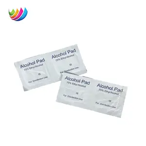 OEM Supplier Mini Size 75% Ethyl Alcohol Wet Dry Cleaning Pad Packaging Film Roll For Phone Glasses Disinfection Use